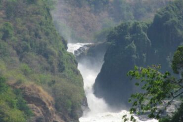 Nile Falls in the Murchison Falls National Park